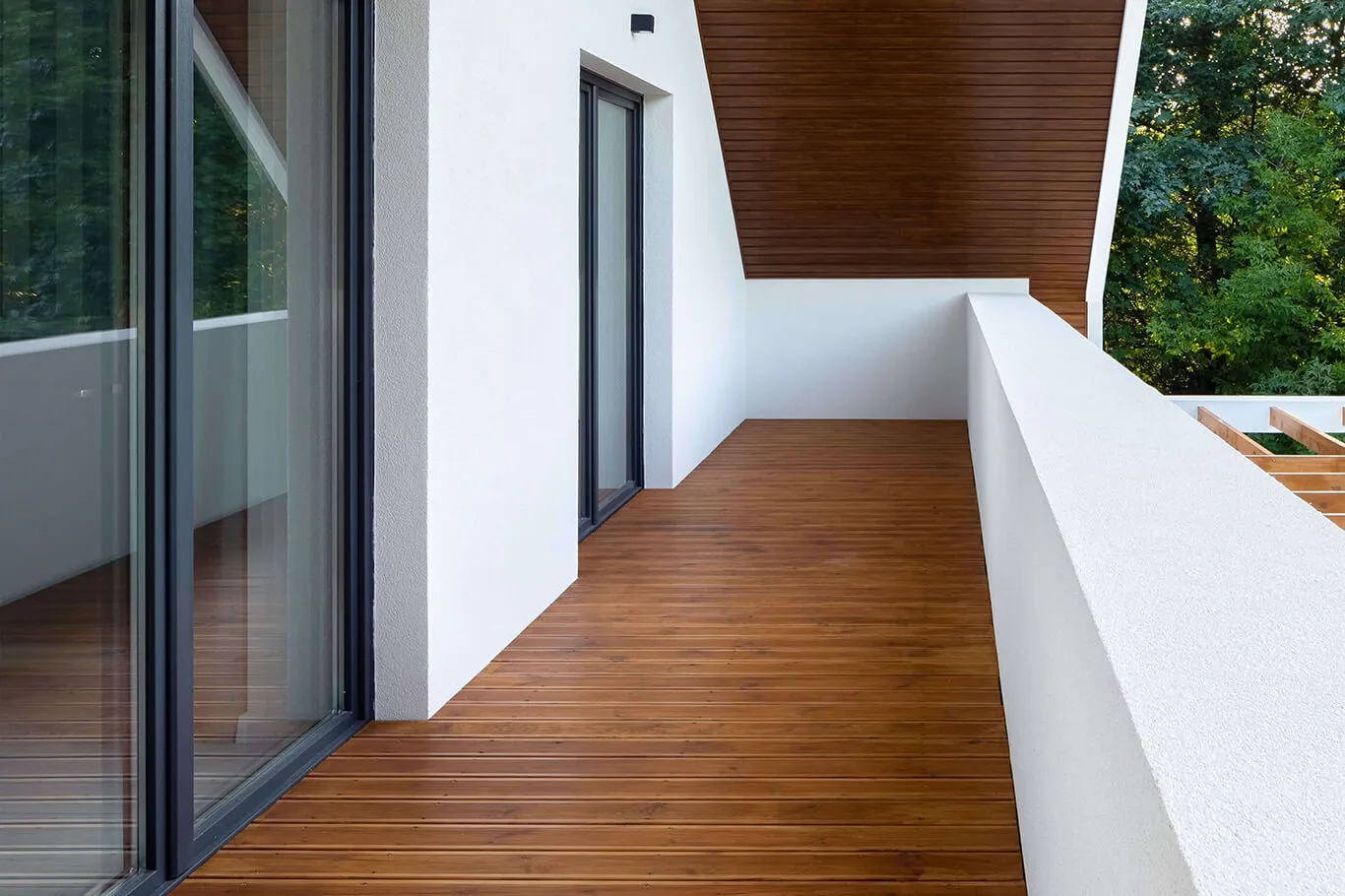 Waterdoorlatend terras houtlook